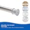 Kenney Mfg Twist & Fit No Tools Tension Shower Curtain Rod, 42-72in, Chrome KN609C/40HUS - alternate 6
